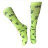 meia camer bicycle verde neon longa