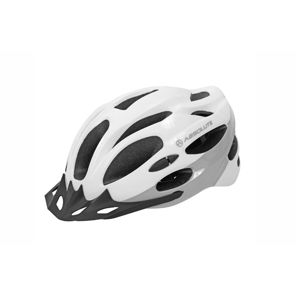 capacete absolute nero branco e prata 1