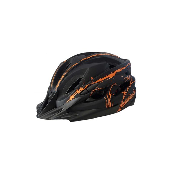 capacete zeray tour preto e laranja 1
