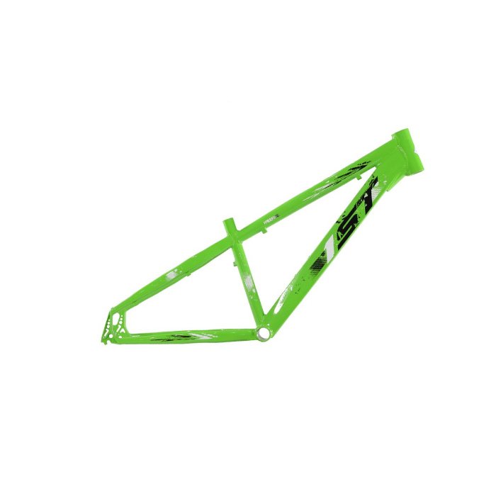 フレーム Quadro de Bicicileta Freeride Aro 26 First 1ST Verde Kawasaki